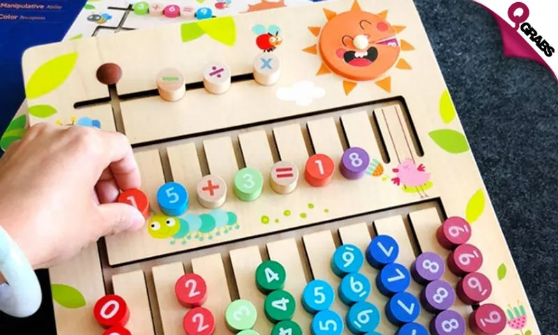 Kids Wooden Counting Frame!